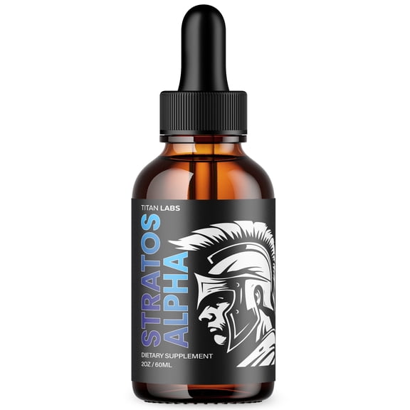 Stratos Alpha Drops Maximum Strength Support Liquid Supplement StratosAlpha (30 Servings)