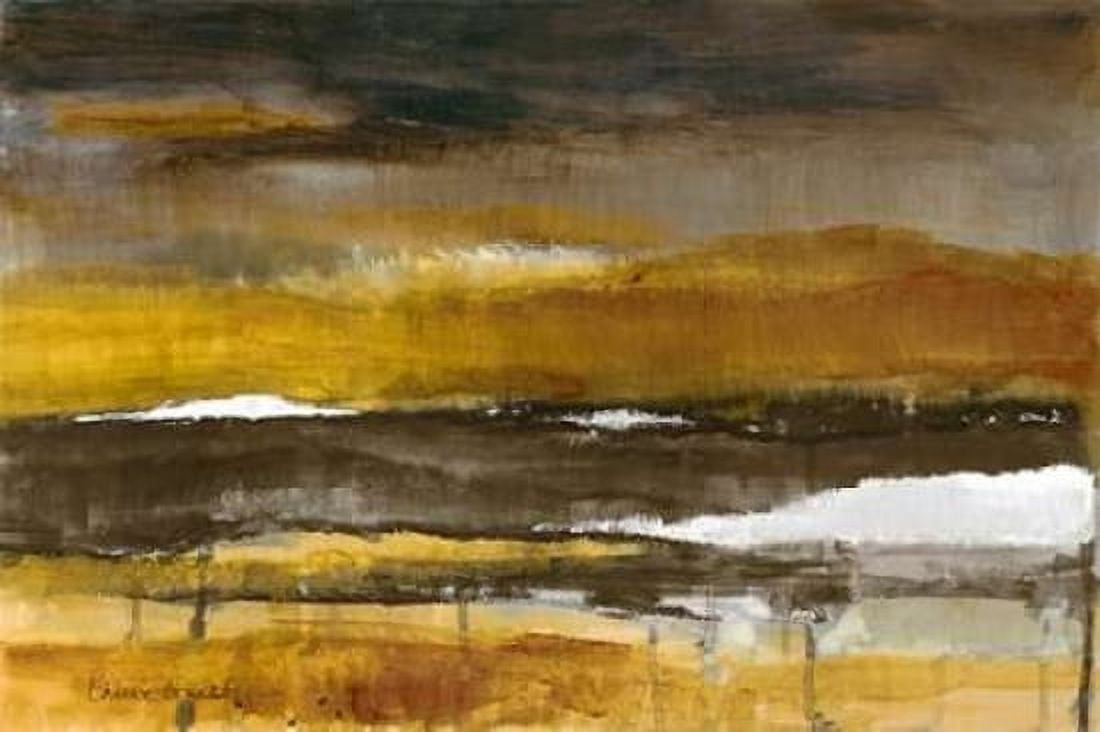 Stratscape in Gold Canvas Art - Lanie Loreth (20 x 28)