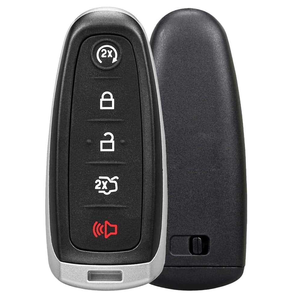 AKS Keys Ford Smart Key Gen2 PEPS 5-Button FCC M3N5WY8609 – Replacement Smart Key Fob for Select 2013–2020 Ford C-MAX, Escape, Focus, Maverick (Euro), 315 MHz