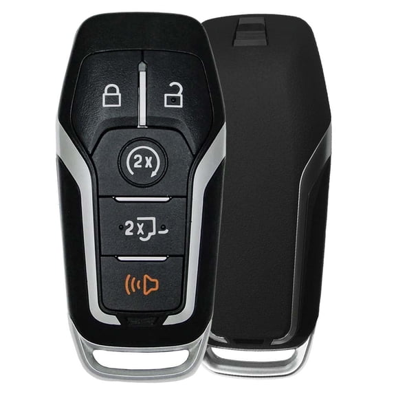 AKS KEYS Replacement for Ford Smart Key 2 Way 5 Buttons FCC ID M3N-A2C31243300 PN 164-R8117-902 MHz (1)
