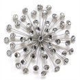 thumbnail image 1 of Stratton 16" Modern Handcrafted Acrylic Burst Wall Decor - Silver, 1 of 2