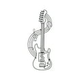 thumbnail image 1 of Stratton Home Decor Decorative Metal Electric Guitar Wall Decor, 1 of 2
