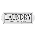thumbnail image 1 of "Stratton Home Decor Farmhouse White Metal Laundry Wall Decor", 1 of 6