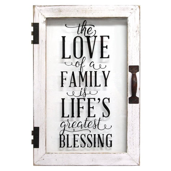 Stratton Home Decor Life's Blessings Printed Glass Decor