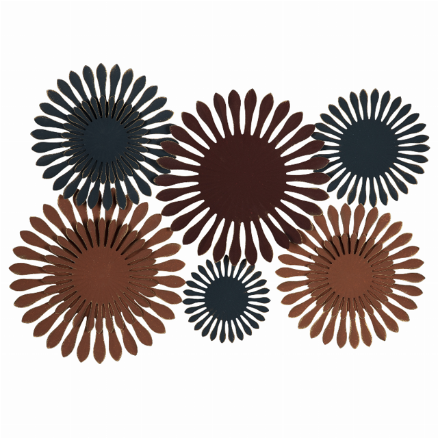 Stratton Home Decor Mid Century Modern Flower Burst Wall Decor