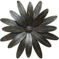 Stratton Home Decor Modern Farmhouse 18 Black Flower Wall Decor