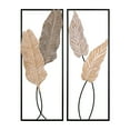 thumbnail image 1 of "Stratton Home Decor Modern Multicolor Branches and Leaves Wall Decor, Set of 2", 1 of 2