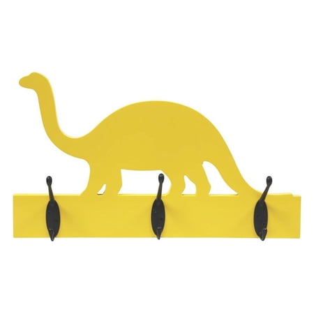 Stratton Home Decor Yellow Dinosaur Hook