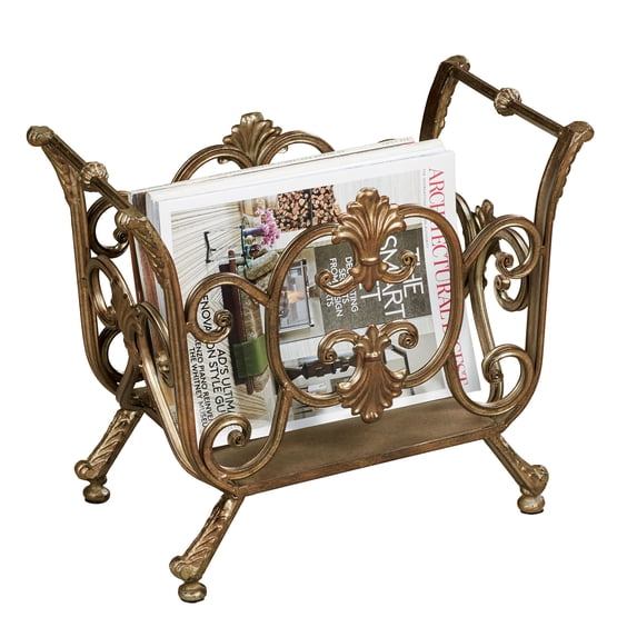 Stratton Magazine Rack Bronze Bronze