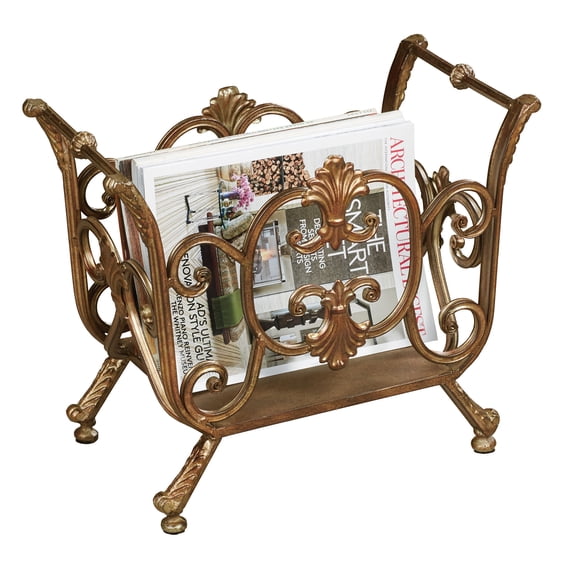 Stratton Magazine Rack Bronze Bronze
