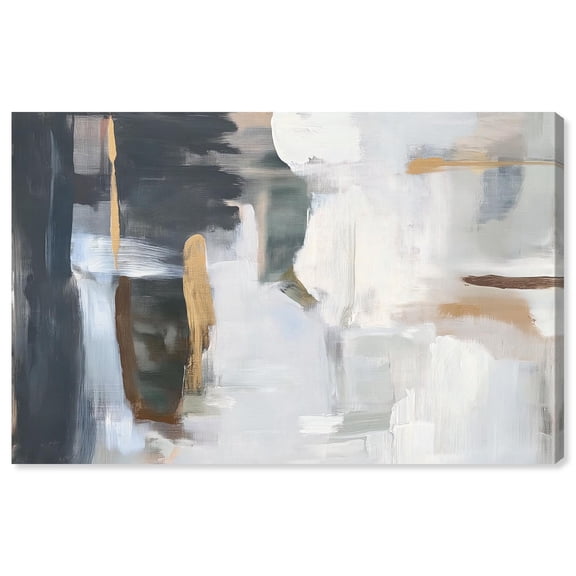 Stratum III Canvas Print Abstract Decor by Art Remedy, Gallery Wrapped, 15 x 10