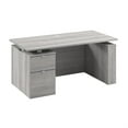 thumbnail image 1 of Stratus 60W Standing Desk with File Cabinet in Platinum Gray - Engineered Wood, 1 of 8