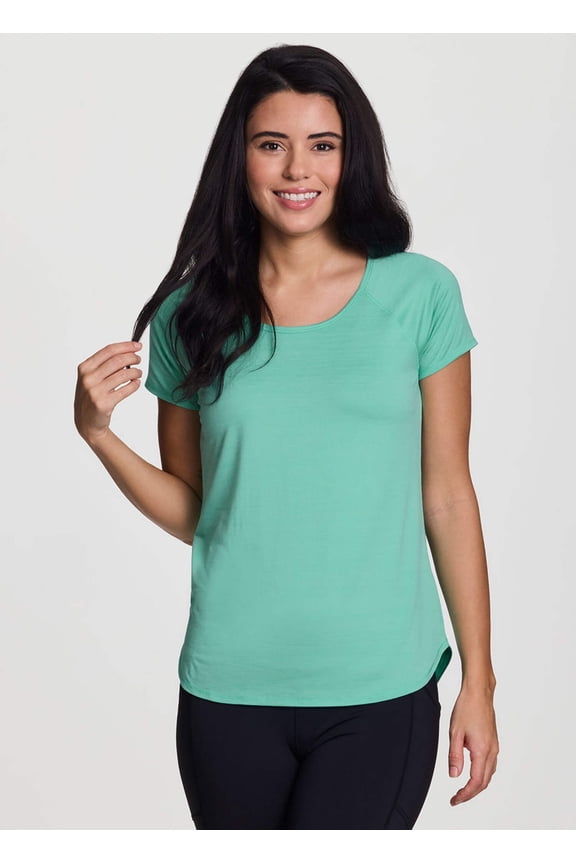 RBX Active Women's Space Dye Ultra Soft Stretch Short Sleeve Tee