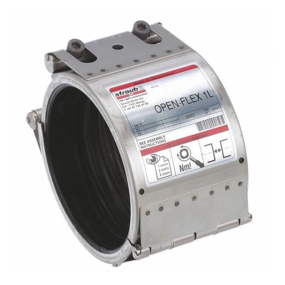 Straub 5" 304 SS Open Flex Coupling STR35901