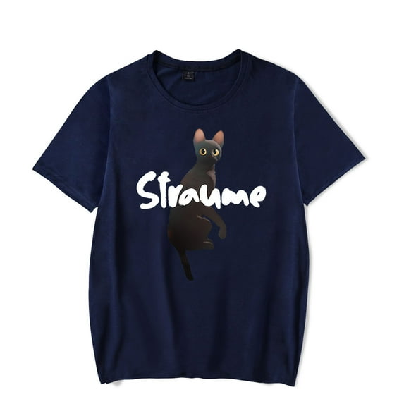 Straume Merch Cat T-shirt Movie Series Fashion t shirt Men Women Short Sleeve Tee Crewneck Top