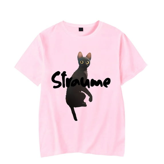 Straume Merch Cat T-shirt Movie Series Fashion t shirt Men Women Short Sleeve Tee Crewneck Top