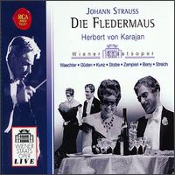 Strauss: Die Fledermaus (CD) by Elfriede Ott (vocals), Erich Kunz (vocals), Gerhard Stolze (vocals), Giuseppe Zampieri (vocals), Hilde Gden (vocals);...