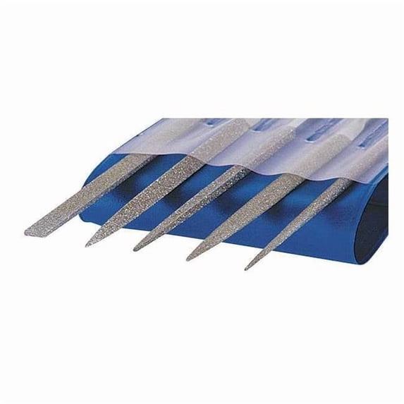 Strauss Needle File Set,Swiss,5 Pieces NF4205D91