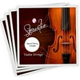 thumbnail image 1 of Top Race 4/4 & 3/4 Violin Strings Replacement - Bronze Violin Strings Full Set (G-D-A-E) - Violin String w/Ball Ends - Long-Lasting Silver-Wound Steel Strings - Warm Tone, Flexible - For All Levels, 1 of 6
