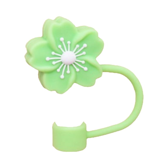 Straw Accessories for Cups - Silicone Cherry Cap Covers for 10mm Straw Tips Fits 30 & 40 Oz Tumblers Party Tumbler Lid Style Spills Reusable