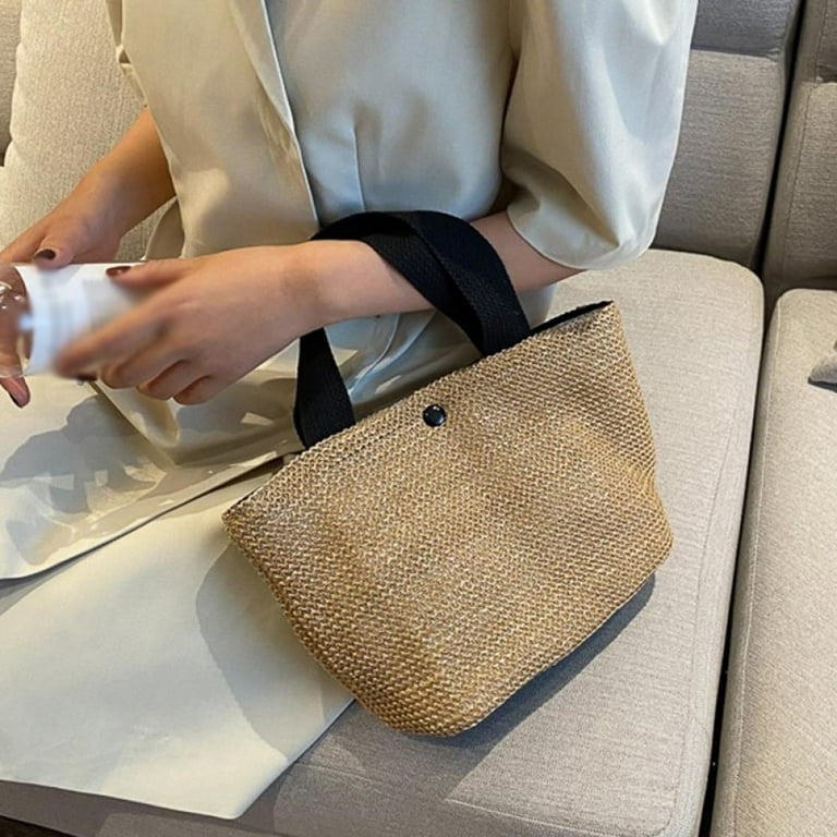 Topwoner Straw Bags for Women Tote with Handles Boho Beach Tote Bag Straw Purses and Handbags for Women Women s Size One Size