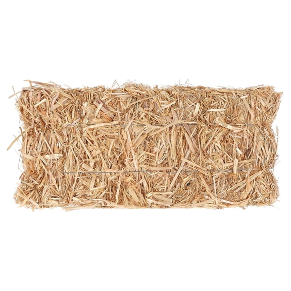 Straw Bale Decoration, Natural, 6" x 5" x 13", Fall by Way To Celebrate