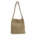 thumbnail image 1 of Straw Beach Bag Buckets Totes Handbag Shoulder Bag Tote Bag Women Summer Handbag, 1 of 7