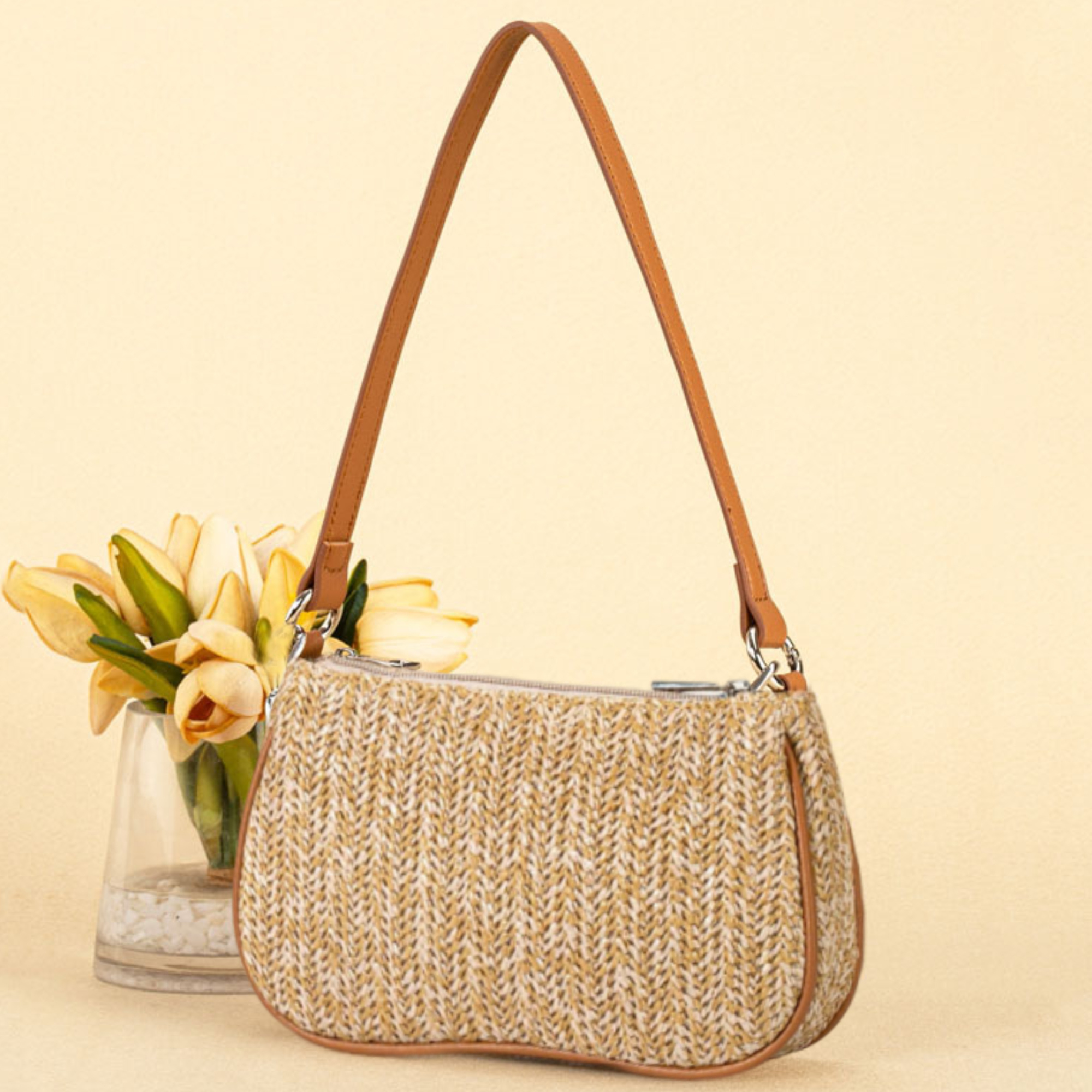 Straw Beach Bag Large Capacity Woven Straw Beach Vacation Bag Ins Straw Beach Bag Large Capacity Woven Straw Beach Vacation Bag Ins