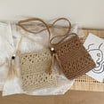 thumbnail image 1 of Straw Beach Bag for Women Summer Woven Straw Purse Cute Shoulder Straw Crossbody Handbags for Women Girl, 1 of 5