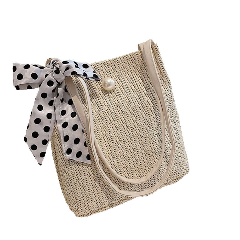Straw Beach Women Tote Summer Purse Clutch Woven Crossbody Handbag