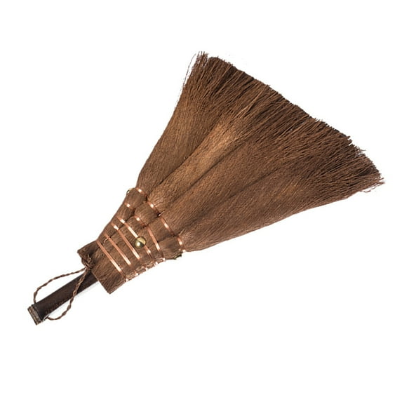 Straw Broom Natural Sweeping Accessories Hand Handle Tea Tray