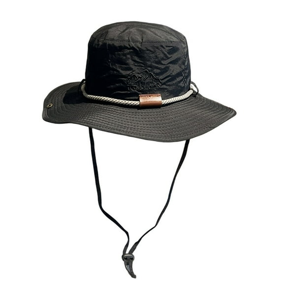 Straw Bucket Hat for Women - Y2K Style Beach Hat Packable Summer Men's Wide Brim Sun Cowboy Hat For Outdoor Activities