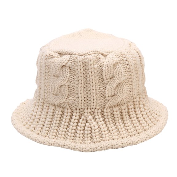 Straw Bucket Hats for Men - Wide Brim Sun Hat Beach Gardening Ladies All Round Face Windproof Handwoven Fisherman Hat Winter Coarse Wool Line Basin Hat