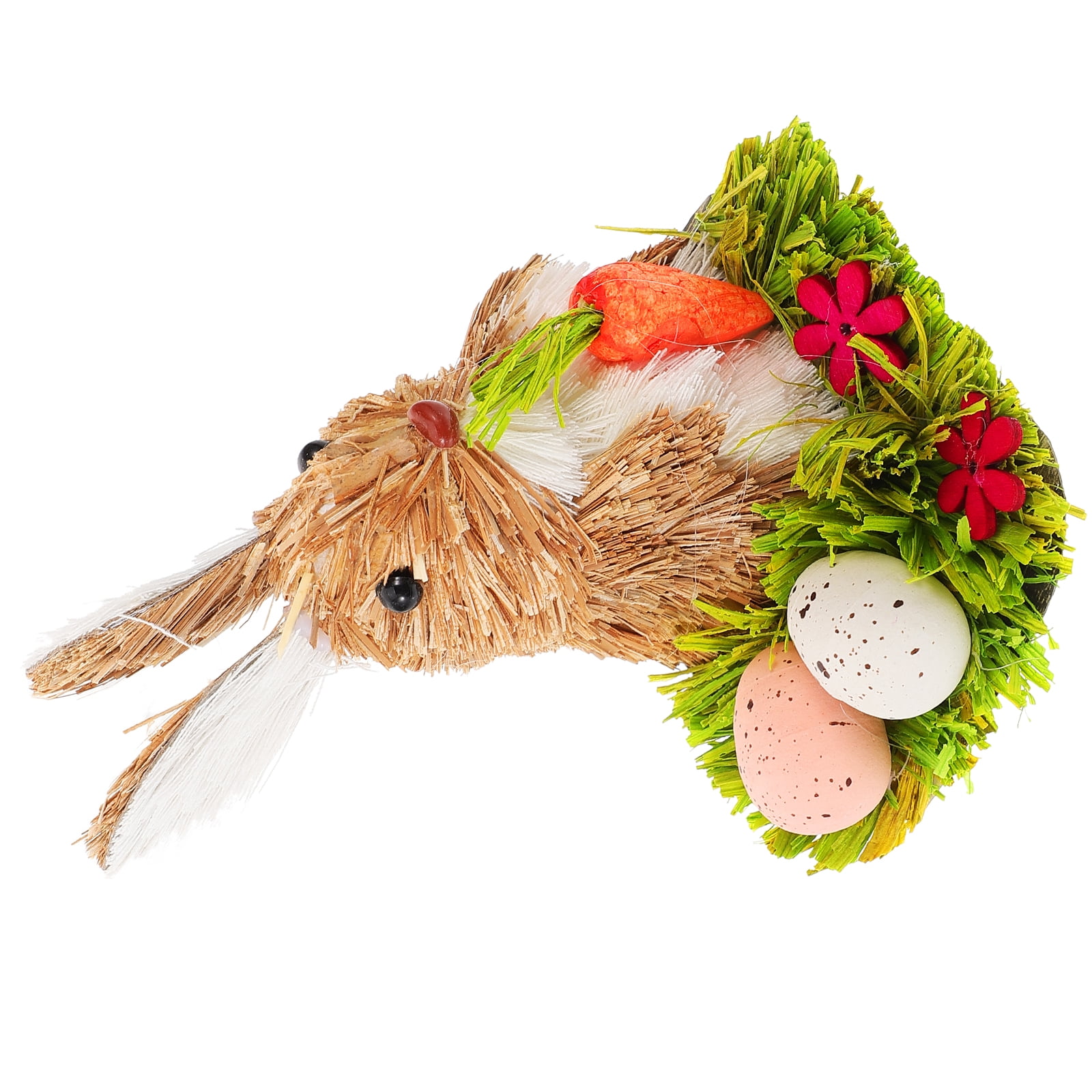 Straw Bunny Creative Statue Hamster Toys Birthday Decorations - Walmart.com