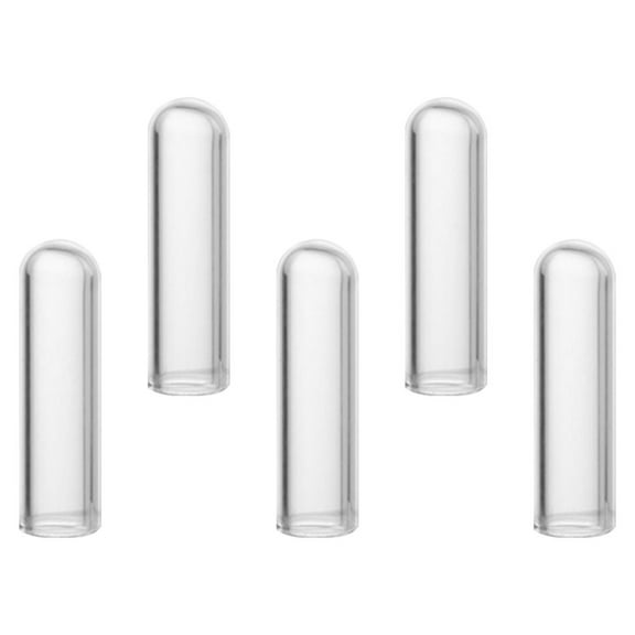 Straw Cap 5 Pcs Simple Style Plugs Stainless Steel Straws Drinking Tip Cover Glass