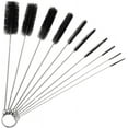 thumbnail image 1 of Straw Cleaner Baby Bottle Cleaning Brush Kit: 10Pcs Nylon Tube Brushes Brushes Cleaning Tool Metal Straw, 1 of 5