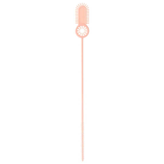 Straw Cleaner Brush,2Pcs Reusable Straw Brushes,Soft Flexible Water Bottle Cleaning Brush for Tumblers with Handles and Glass/Metal Smoothie Straws,Fits Sippy Cup,Tubes & Narrow Neck Containers