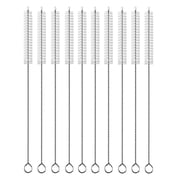 Straw Cleaner Brush Extend 12 inch, Extra Wide 12mm diam Pipe Cleaners, Extra Long Straw Brush for Sippy Cup, Water Bottle and Tubes, Drinking Straw Cleaning brush Set 10 Pack