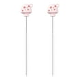 thumbnail image 1 of Straw Cleaner, Cute Mushroom Shape Straw Cleaner Brush for Metal/Glass/Silicone Straws, Reusable Brush 2 Pack (Pink), 1 of 6