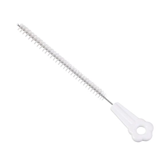 Straw Cleaning Brush with Flower Shape Hanging Hole, for Cookies Jars, Candles, Bottles & Small Trash Cans