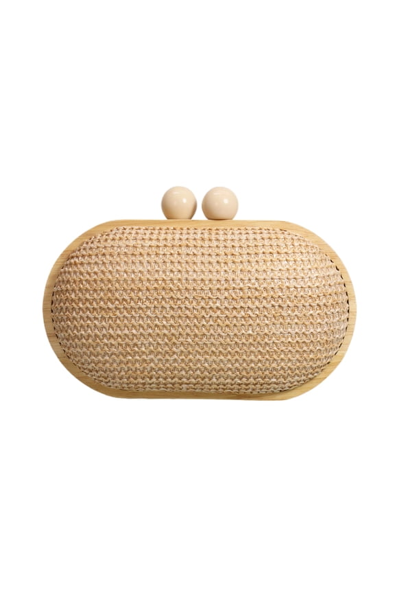 Straw Clutch Handbags Women Egg Shell Shape Straw Woven Handbags Summer Beach Woven Crossbody Bag Pouch .