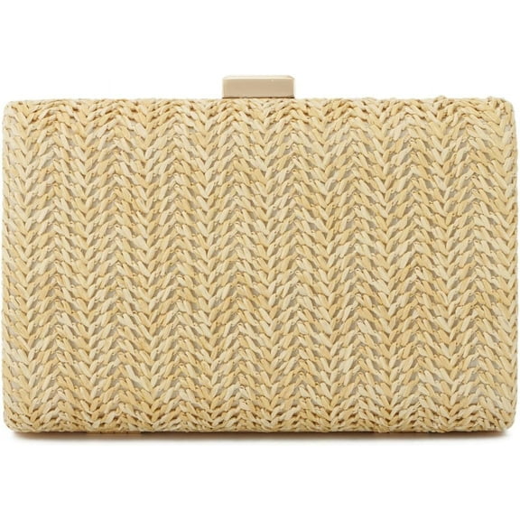Straw Clutch Purses for Women Summer Evening Bag Raffia Crossbody Purses Woven Beach Handbags
