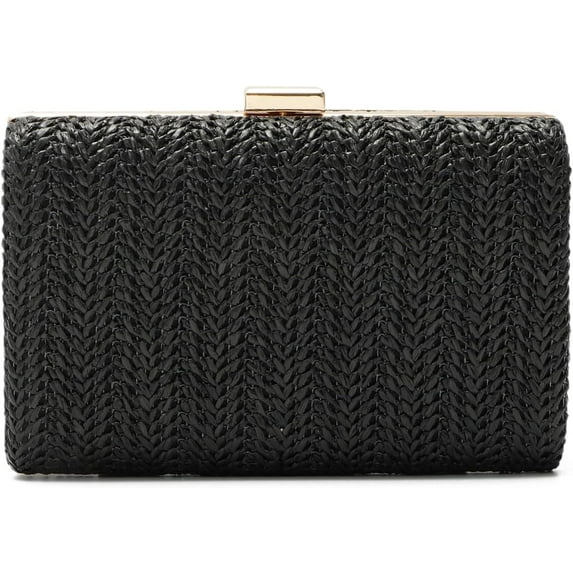 Straw Clutch Purses for Women Summer Evening Bag Raffia Crossbody Purses Woven Beach Handbags