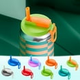 thumbnail image 1 of Straw Cover 1 Pack, Soda Can Lids with Straw, Silicone Straws Soda ​Can Covers with Straw, Straw Soda Can Lid, BPA-Free, Reusable Can Covers for Soda, Beverage, Juice, Seltzer, 1 of 1