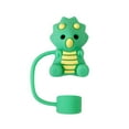 thumbnail image 1 of Straw Cover Cap, Silicone Sea Animal Straw Topper, 10mm 0.4in Dust-Proof Reusable Straws Tips Lids(D), 1 of 6