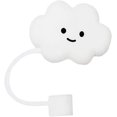 thumbnail image 1 of Straw Covers Cap 4Pcs Straw Tips Cover Straw Covers Cap For Reusable Straws Cloud Shape Straw Protector Silicone straw cover, 1 of 4