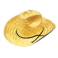 thumbnail image 1 of Straw Cowboy Hat Adult Halloween Accessory, 1 of 1