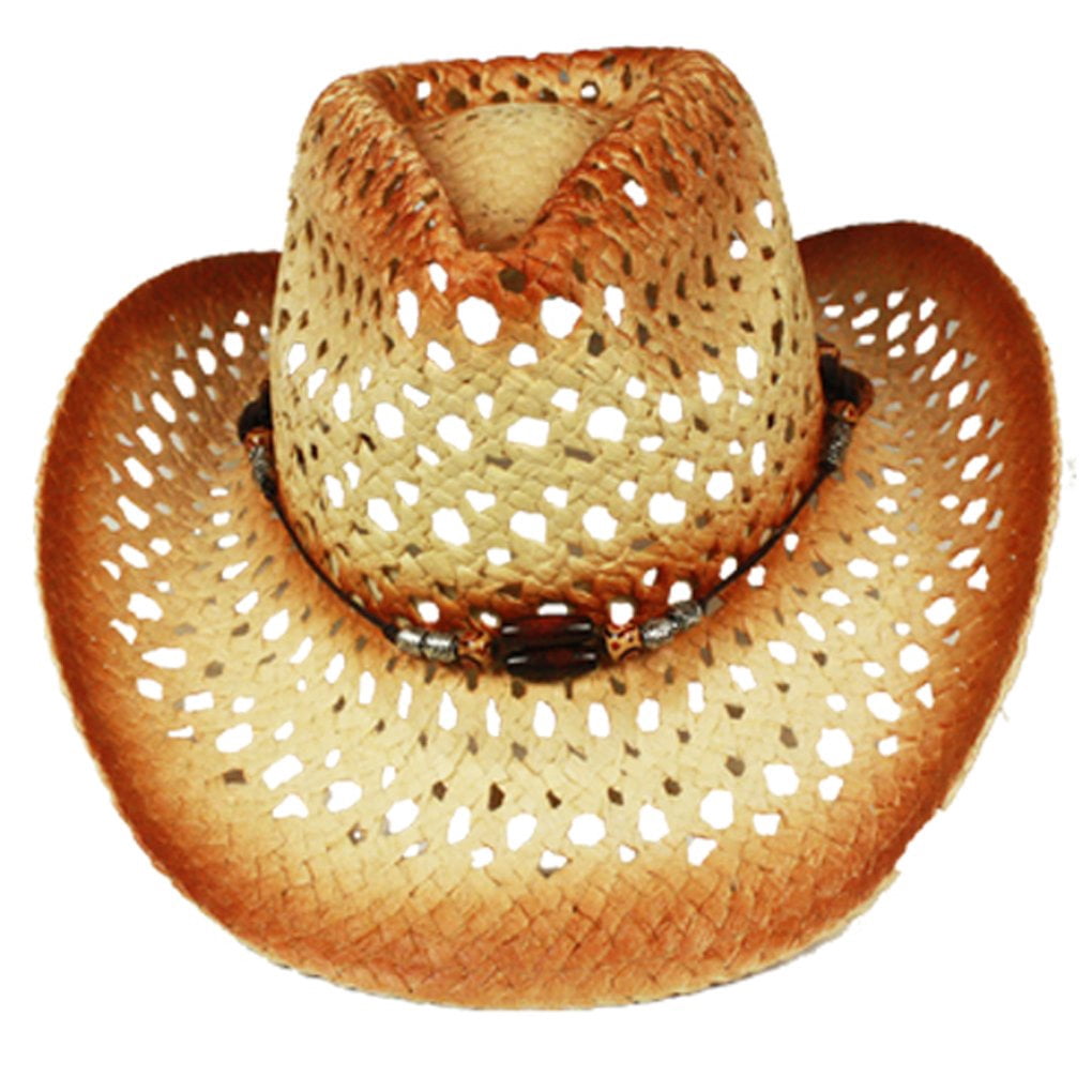 Straw Cowboy Hat Men Cowgirl Hats Women Sun Hat Sombreros  display picture 2