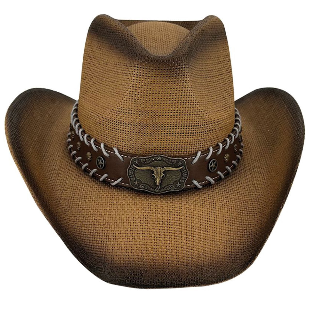 3458 Straw Cowboy Hat Cowgirl Hats Men Women Sun Sombreros Vagueros Straw Cowboy Hat Men Cowgirl Hats Women Sun Hat Sombreros  main image 2