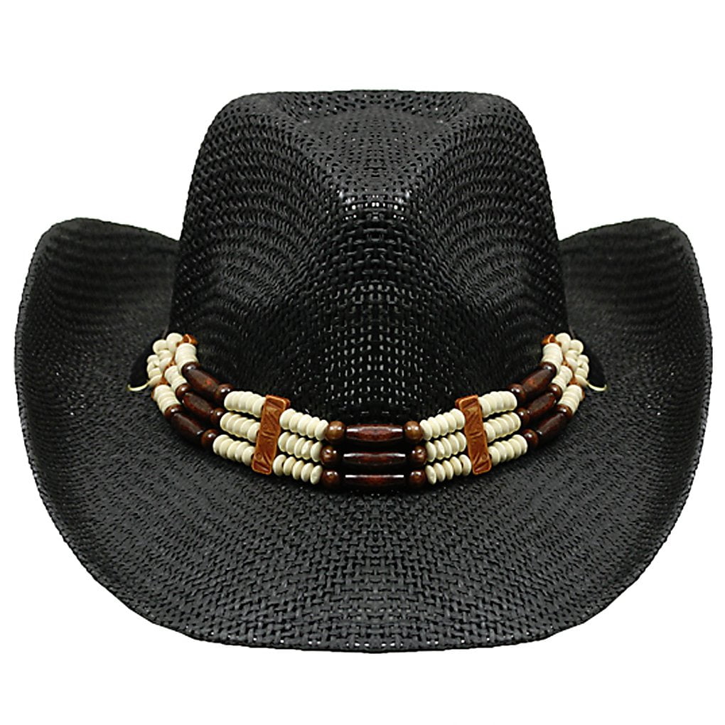 2393 Straw Cowboy Hat Cowgirl Hats Men Women Sun Sombreros Vagueros 71ES7F1UeRL._AC_SY350_QL65_.jpg main image 4